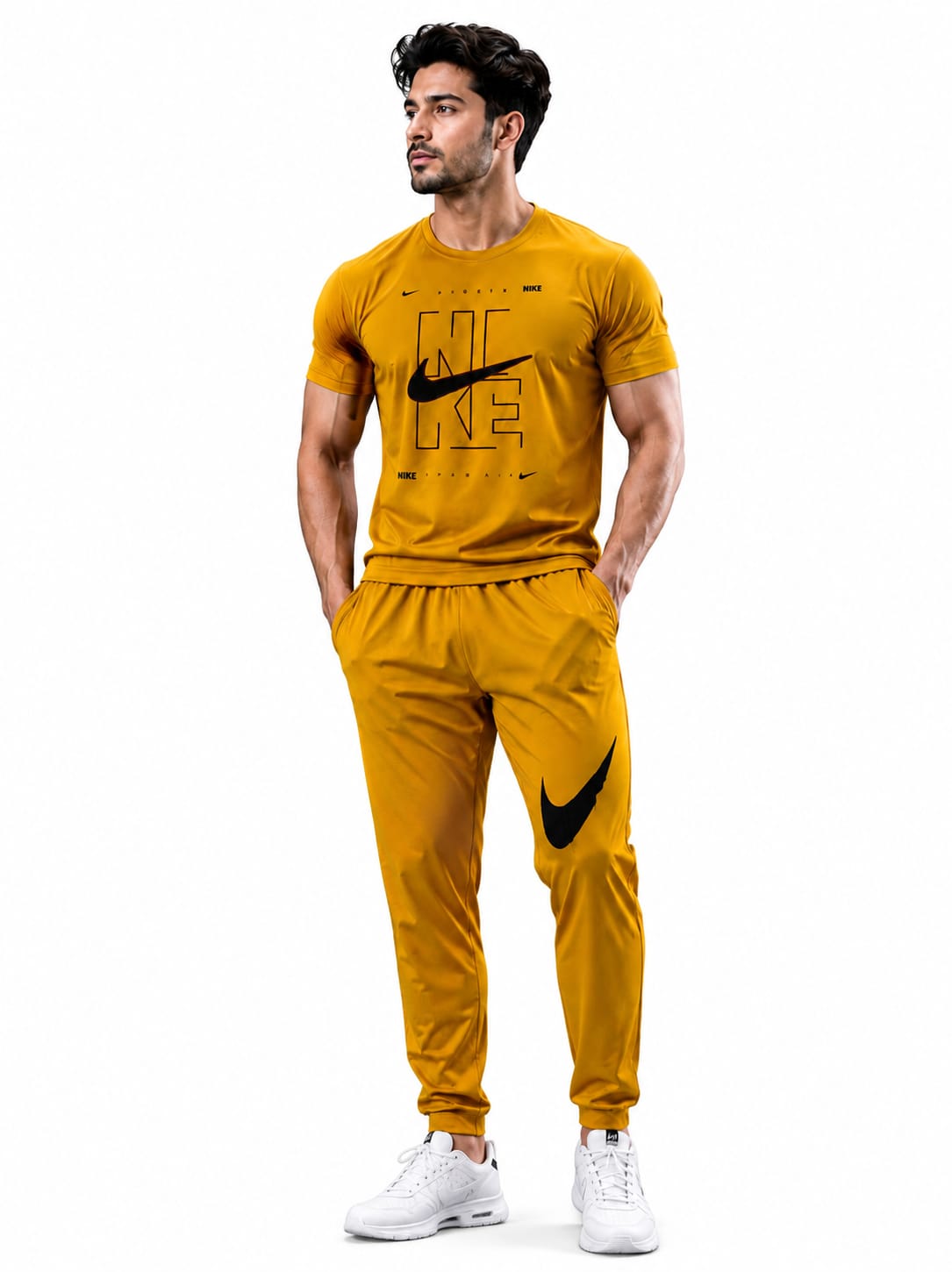 DryFit Tracksuit Mustard