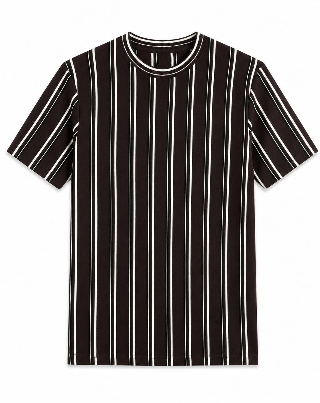 UrbanKick Black Vertical Stripe Tee